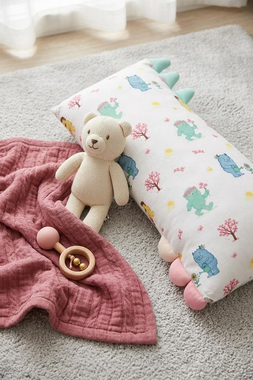 Theo's Lovey Pillows – Huggable Plush Lovey Pillow, Encourages Self-Soothing – Soft, Washable, Travel-Ready – Into the Blossoms (Spring Special) (Small) - Image 4