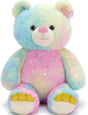 Tezituor Rainbow Teddy Bear Stuffed...