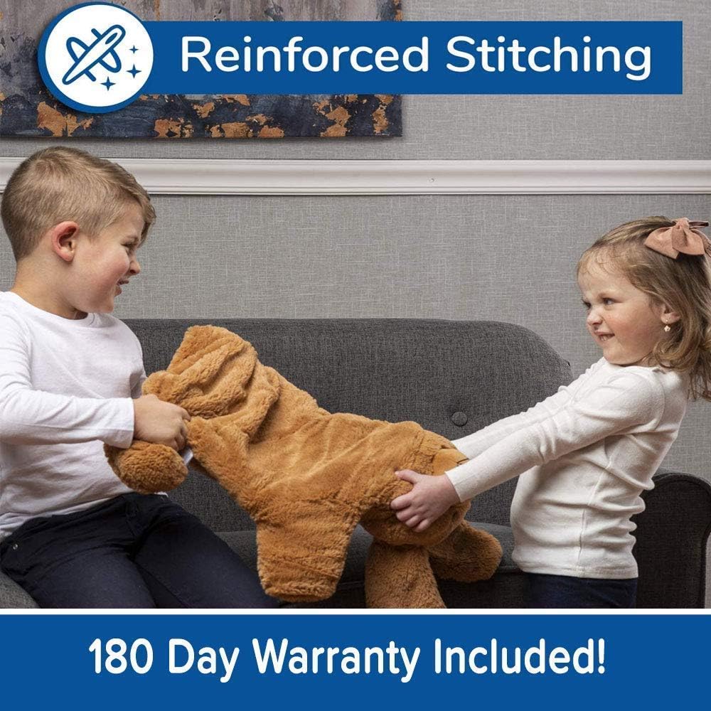 FRIENDLY CUDDLE Weighted Lap Blanket for Kids & Adults – Kids Weighted Blanket – ASD, Sensory Processing Weighted Stuffed Animals Dog Toy – Microwavable Weighted Lap Pad for Kids, 5 Lbs. - Image 4