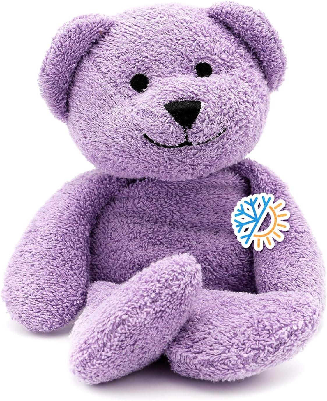 Thermal-Aid® (Tumble The Lavender Bear) – Washable Heating Pad & Ice Pack for Kids – Microwave & Freezer Safe, Plush Hot/Cold Pack with Natural Corn Filling – Reusable Comfort