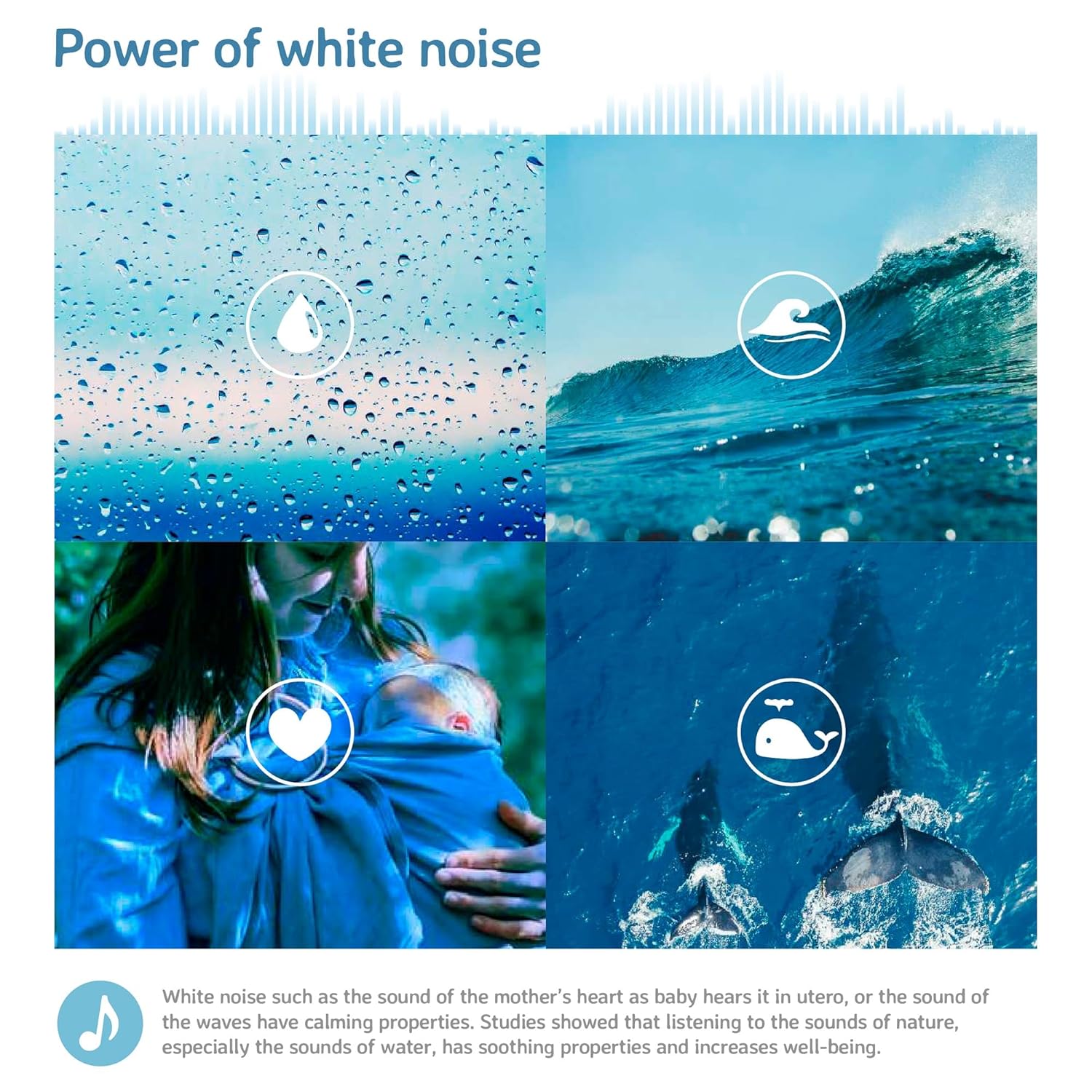 Cloud b Travel Comforting Sound Machine w/ Calming Light | 4 White Noise and 4 Lullabies | Re-Activating Smart Sensor | Sweet Dreamz On the Go™ - Panda - Image 6