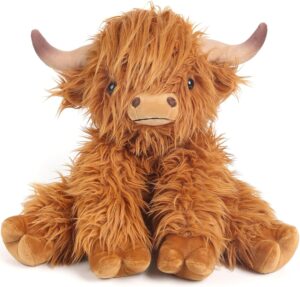 Highland Cow Stuffed Animals, Micro...