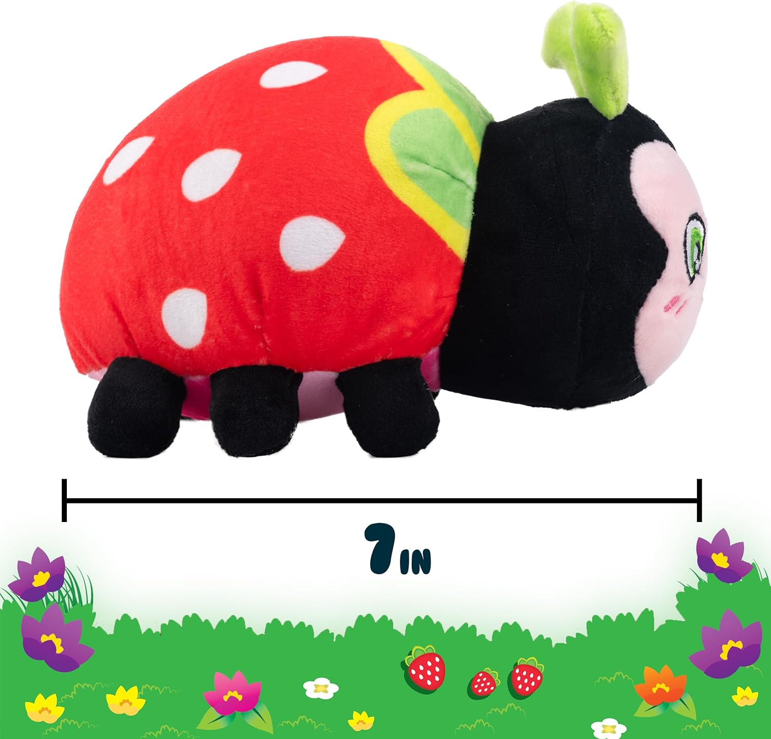 Scentco Snuggle Bugs (Ladybug)- Strawberry Scented Plush Toy - Gifts for Kids, Gift Guide, Aromatherapy - Image 4