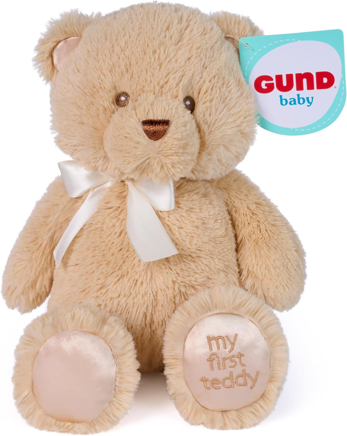 GUND Baby My First Teddy Bear, Ultra Soft Animal Plush Toy for Babies and Newborns, Light Brown/Tan, 10” - Image 8