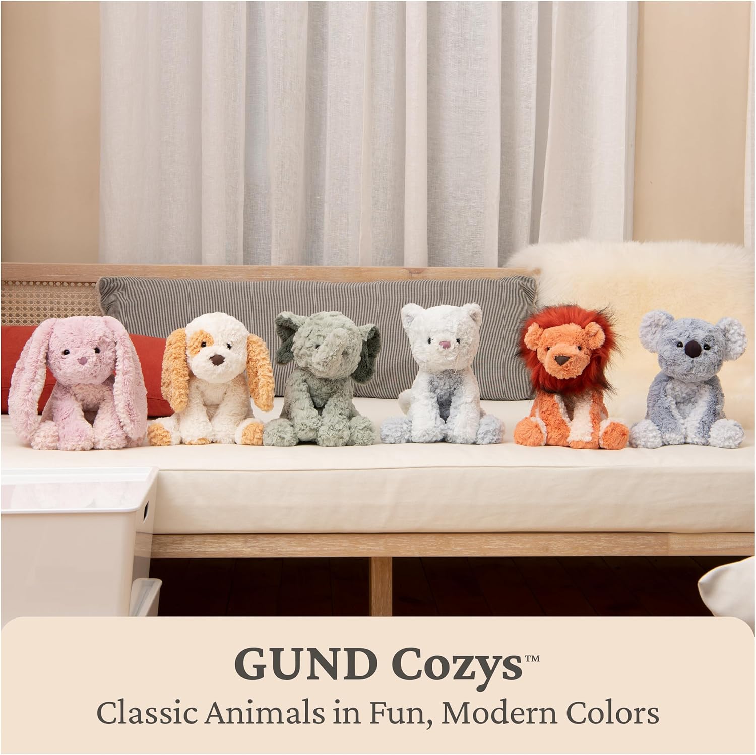 GUND Cozys Collection Kitten Plush, Cat Stuffed Animal for Ages 0 and Up, Purple, 10" - Image 7