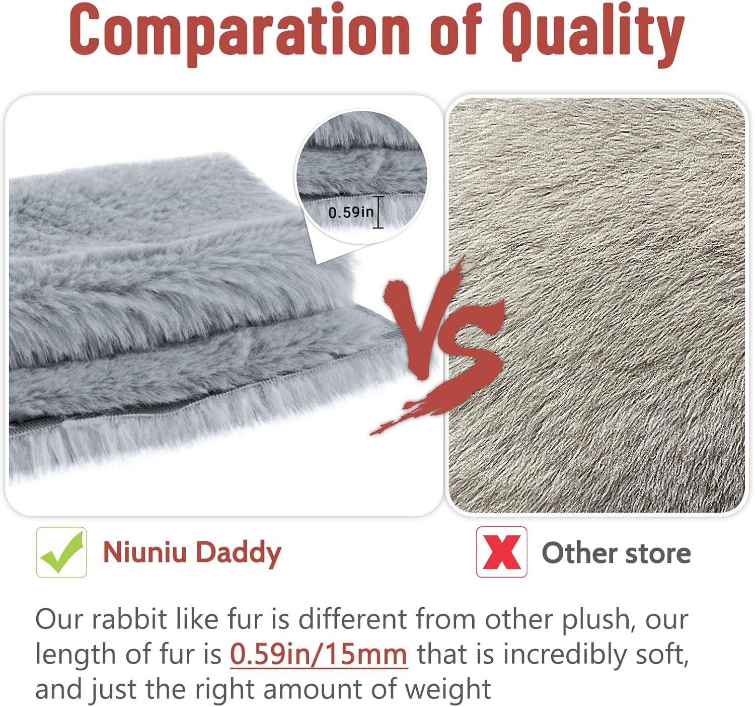 Niuniu Daddy Weighted Cat Stuffed Animals, 20 Inch 3.3 lbs Weighted Plushies, Heavy Calming Body Pillow for Sleeping, Sensory Lying Lap Pad Toy Huggable Gift for Kids and Adults - Image 7