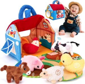 hahaland Baby Toys 6-12 Months R...