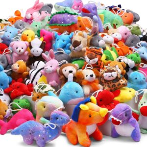 72 Pack Mini Stuffed Animal, Assort...
