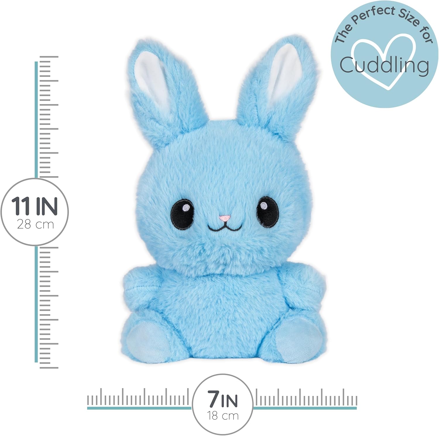 Bippsy Bunny Microwavable Easter Stuffed Animal, Weighted Heatable and Coolable Lavender Scented Plush for Kids and Adults, 1.5 lb, Warm Pals - Image 5