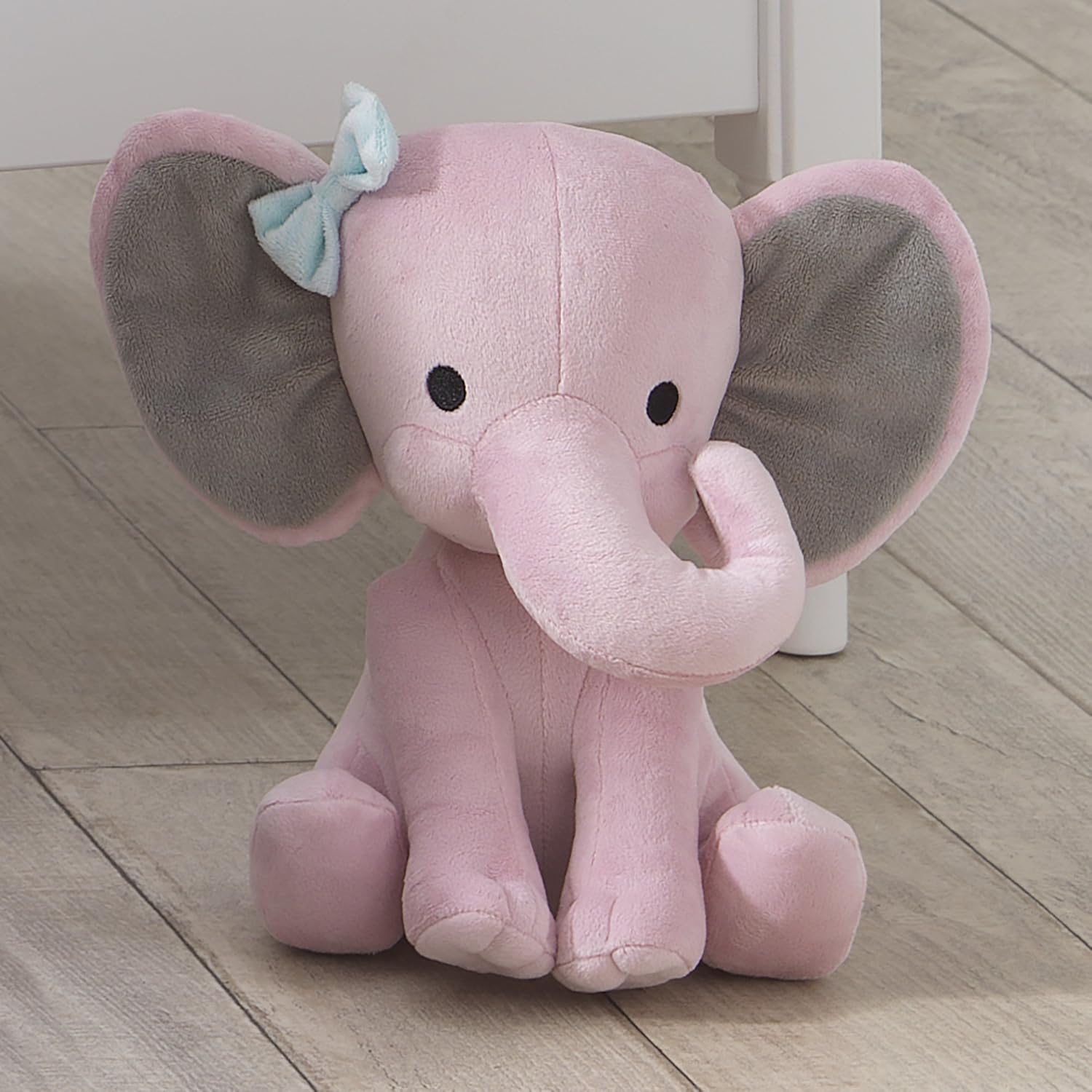Bedtime Originals Twinkle Toes Pink Elephant Plush, Hazel, 1 Count (Pack of 1) - Image 3