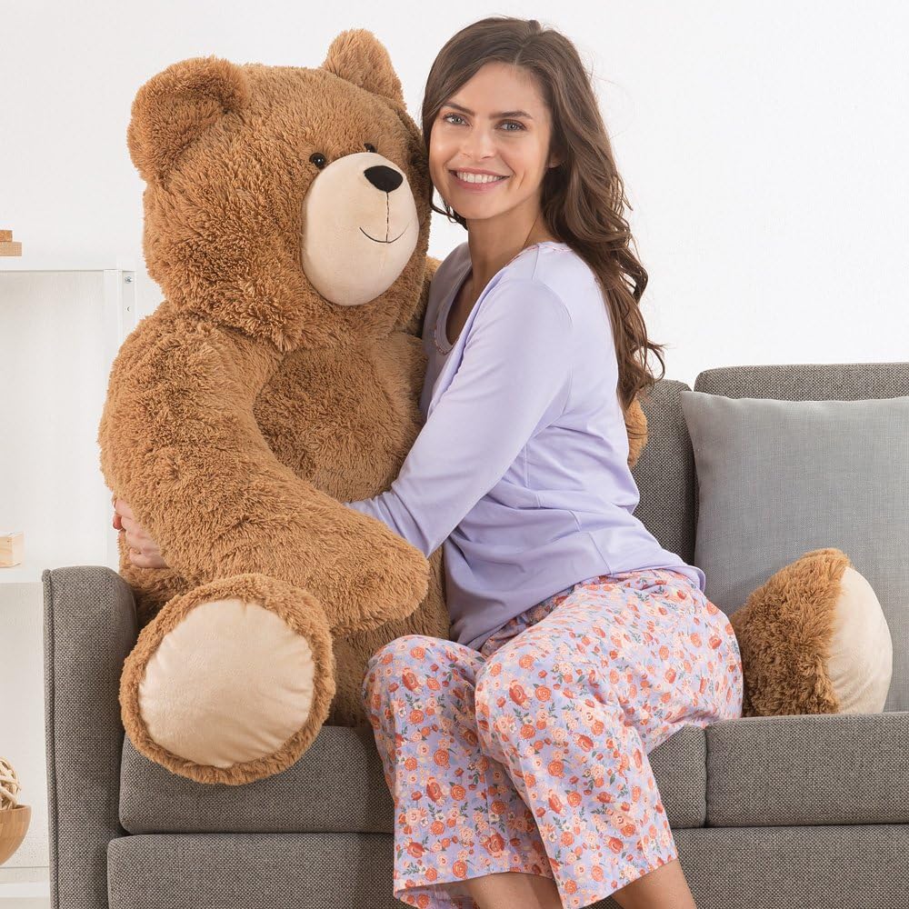 Vermont Teddy Bear Giant Stuffed Animal 4 FT - Big Easter Teddy Bear for Kids & Adults | Stuffed in Vermont, USA - Eco Friendly Gift Saves 200 Plastic Bottles - Image 8