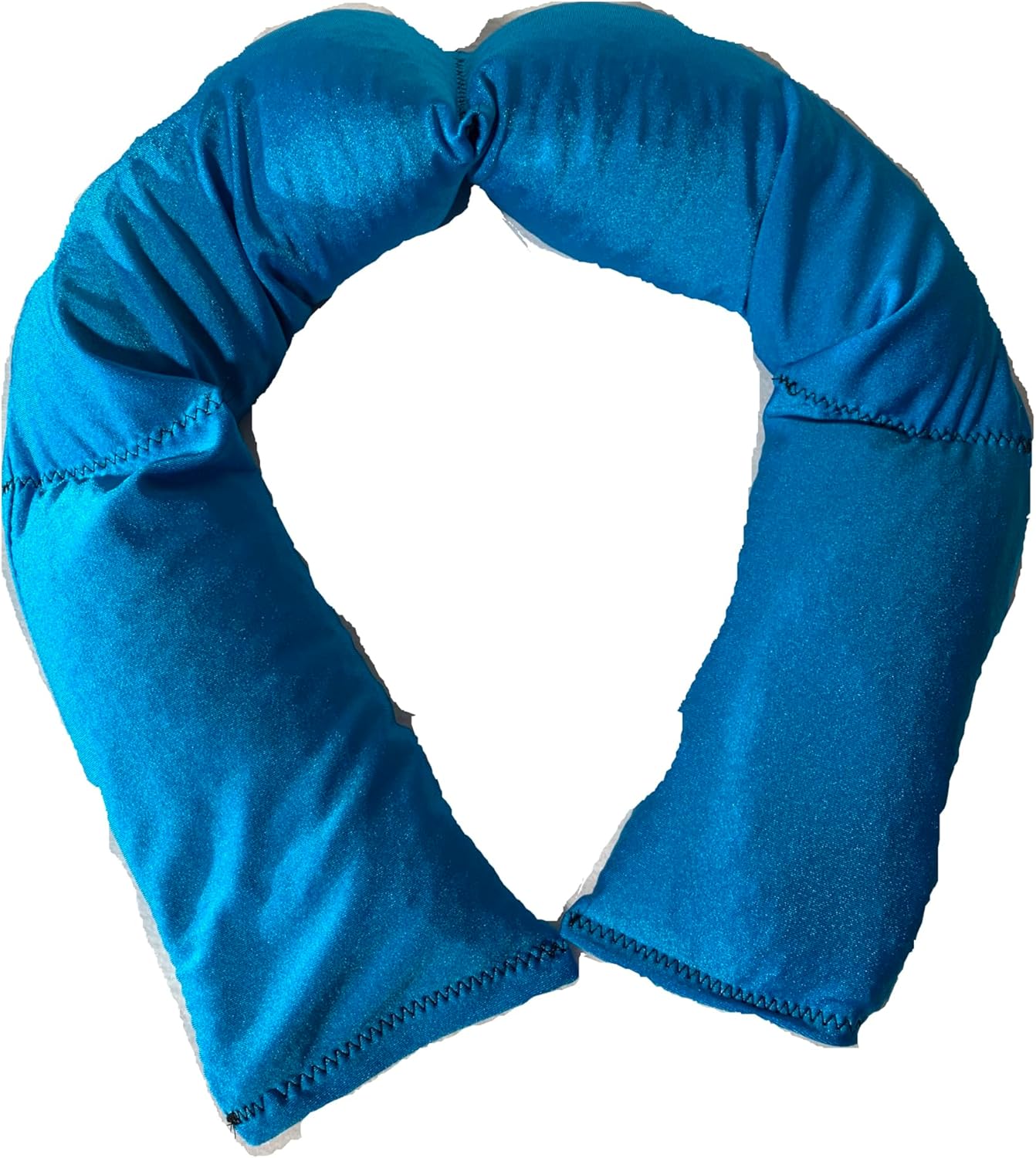 Large Weighted stretchy shoulder wrap in spandex with 3 1/2 lbs, adult shoulder wrap, washable, various colors (navy blue)