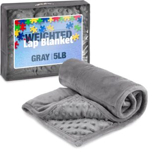 Kidaddle 5lb Weighted Blanket (Grey...