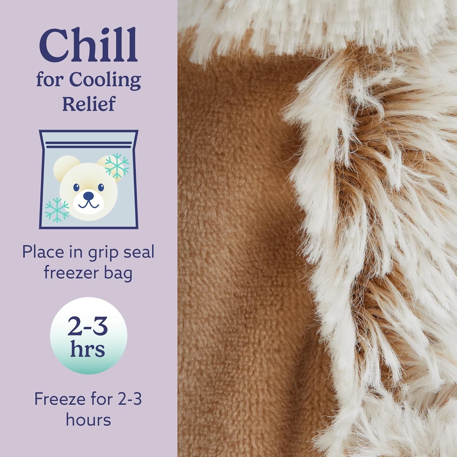 warmies Microwavable & Weighted Stuffed Animal, Seal - Heated Stuffed Animal for Cramp Relief - Weighted Plushies for Stress Relief - Seal Plushie with Lavender Aroma - 13 in, 2 lb, Pack of 1 - Image 5