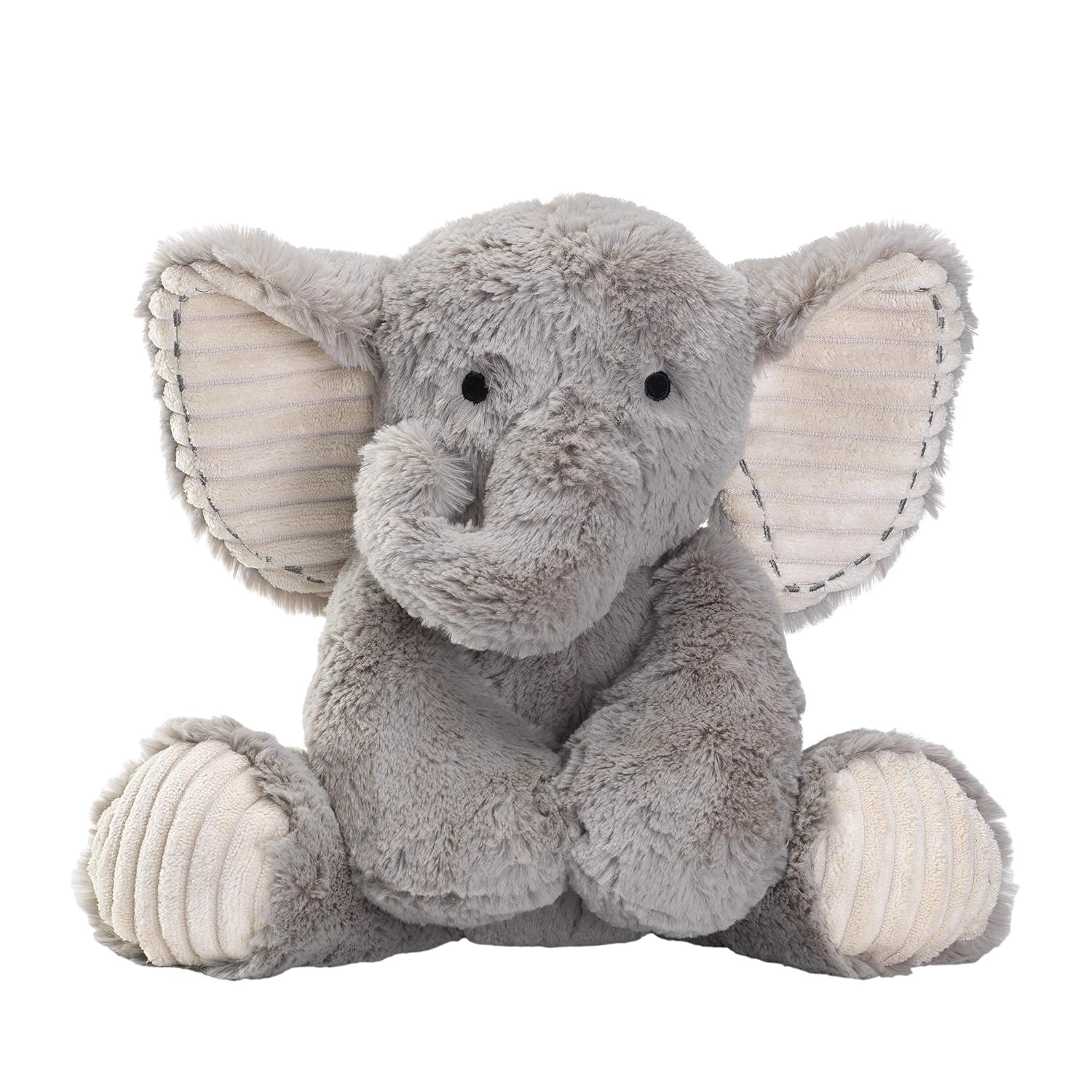 Lambs & Ivy Blanket & Plush Luxury Newborn Baby Gift Set - Gray Elephant - Image 5