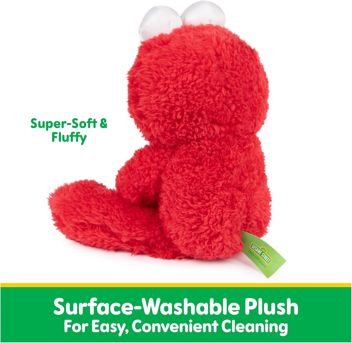GUND Sesame Street Official Elmo Take Along Buddy Plush, Premium Plush Toy for Ages 1 & Up, Red, 13” - Image 7