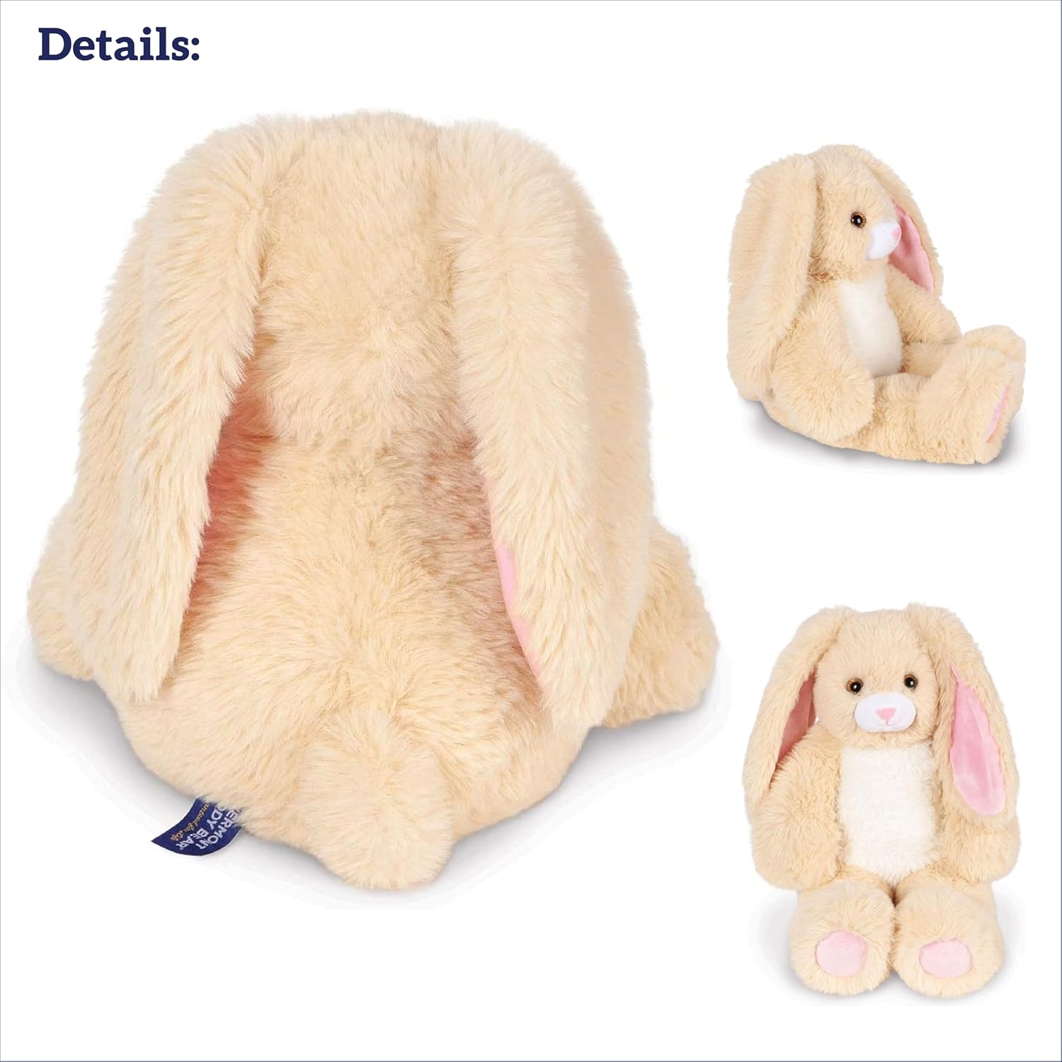 Vermont Teddy Bear Easter Bunny Plush 18 Inch | Soft Plushies and Bunny Toys for Kids and Adults | Buddy Collection Cuddly Stuffed Bunny | Emotional Support Plush for Comfort and Gifting - Image 12