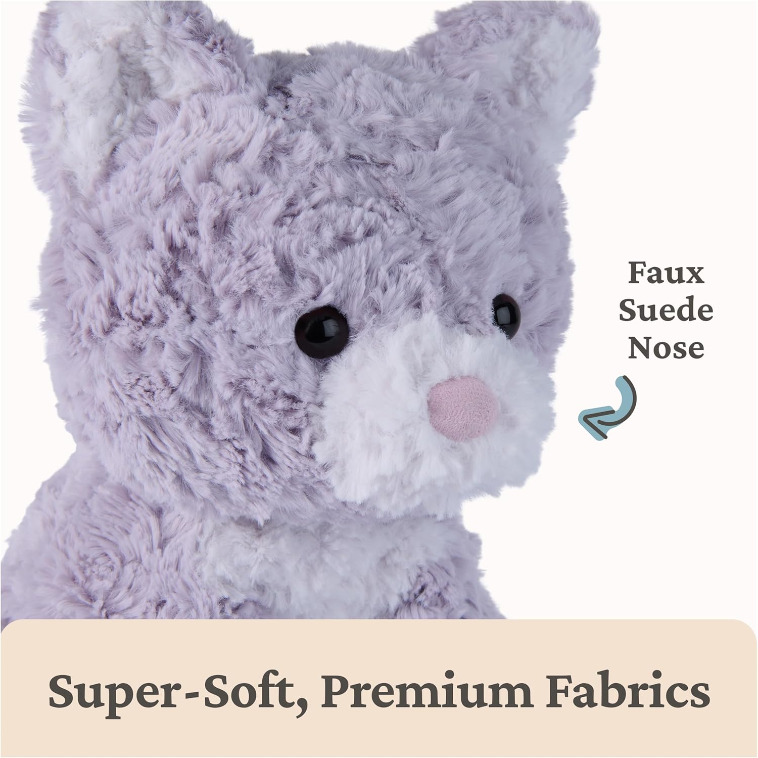 GUND Cozys Collection Kitten Plush, Cat Stuffed Animal for Ages 0 and Up, Purple, 10" - Image 4