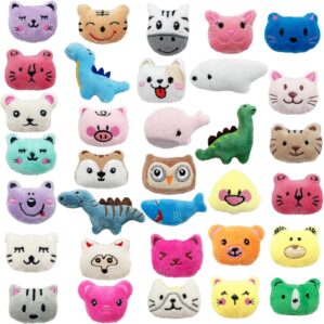 32 PCS Mini Stuffed Animal Plush To...