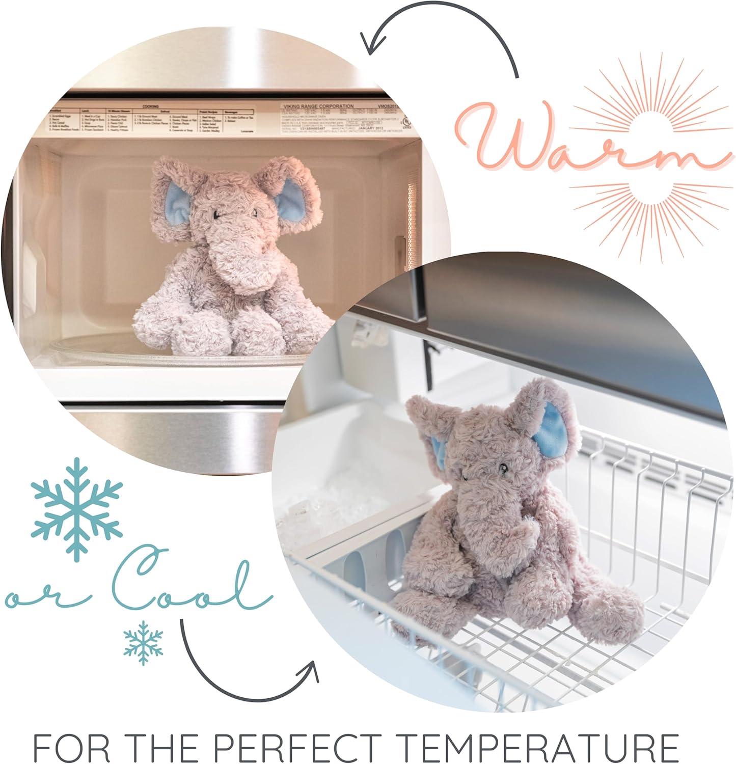 Boppsy Bunny Microwavable Easter Stuffed Animal, Weighted Heatable and Coolable Lavender Scented Plush for Kids and Adults, 1.5 lb, Warm Pals - Image 3