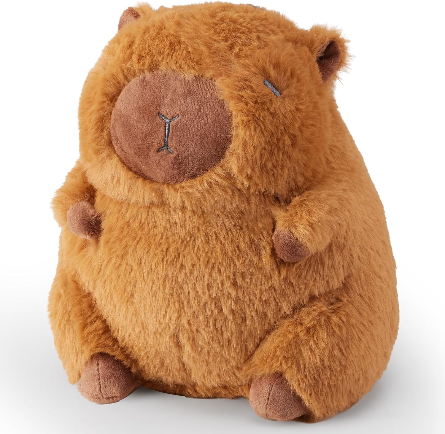 Capybara Microwavable Weighted Stuffed Animals Plushies, Heating Pad Animal for Stress Period Cramps, Lavender Scented Heat&Cold Compress Capybara Plush Toys Gifts for Girls Boys Adults