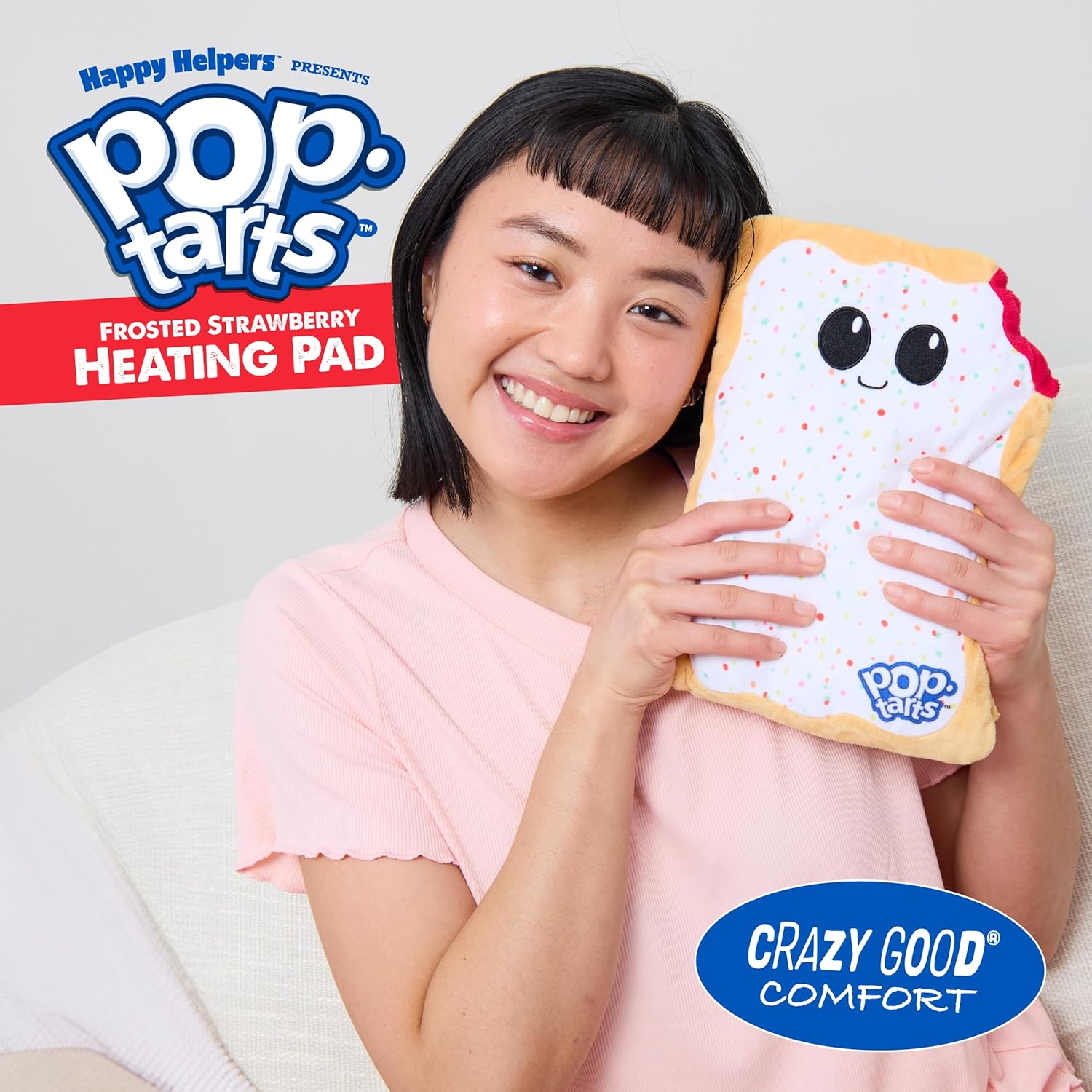 Pop-Tarts™ Happy Helpers By Relatable, The Cozy Comfort That's Anything But Boring, Get Relief with Cozy Heated Plushies and Other Dorm Essentials, Includes 1 Microwavable Pop-Tarts™ Heating Pad - Image 2