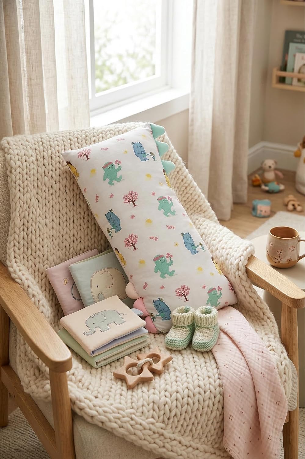 Theo's Lovey Pillows – Huggable Plush Lovey Pillow, Encourages Self-Soothing – Soft, Washable, Travel-Ready – Into the Blossoms (Spring Special) (Small) - Image 6