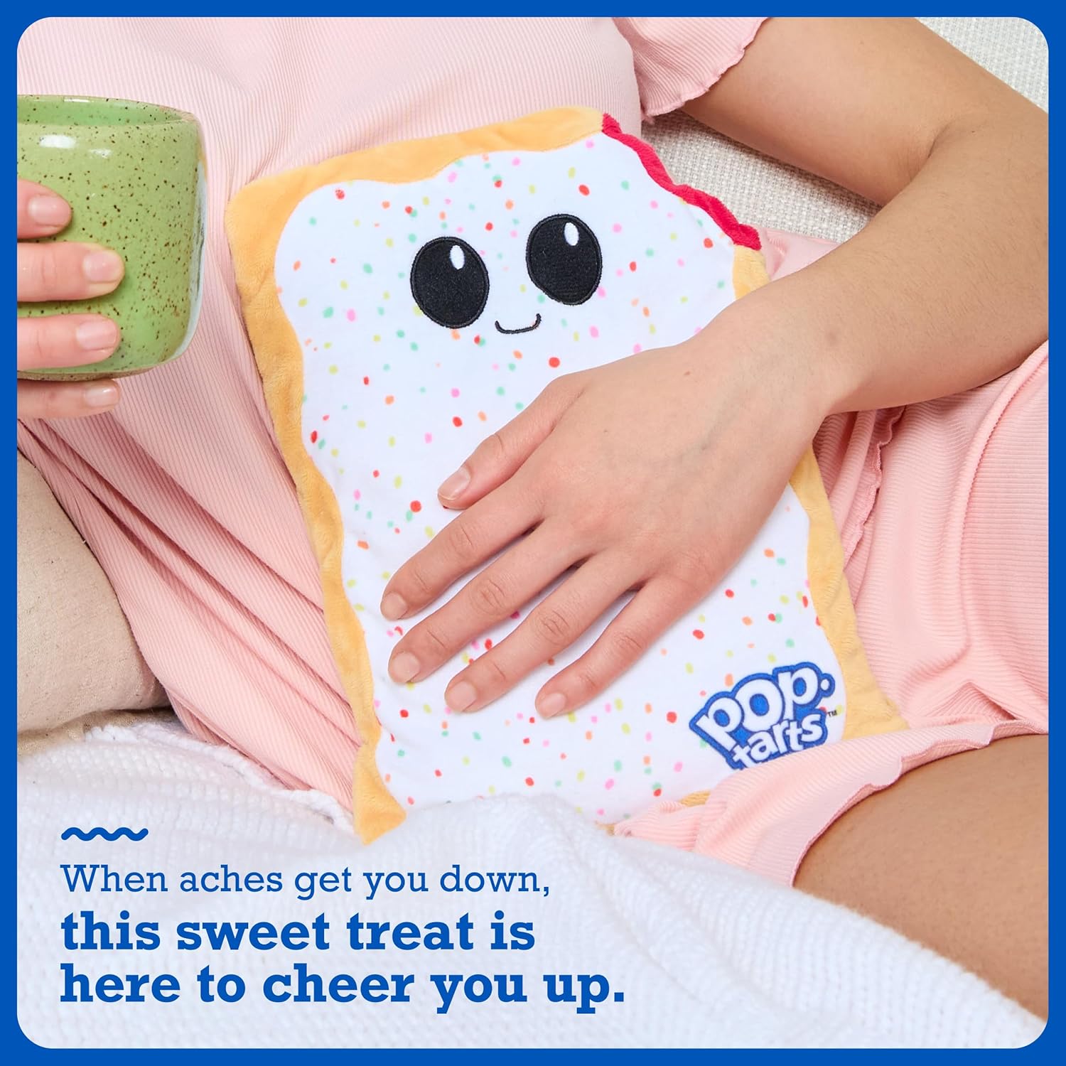 Pop-Tarts™ Happy Helpers By Relatable, The Cozy Comfort That's Anything But Boring, Get Relief with Cozy Heated Plushies and Other Dorm Essentials, Includes 1 Microwavable Pop-Tarts™ Heating Pad - Image 3