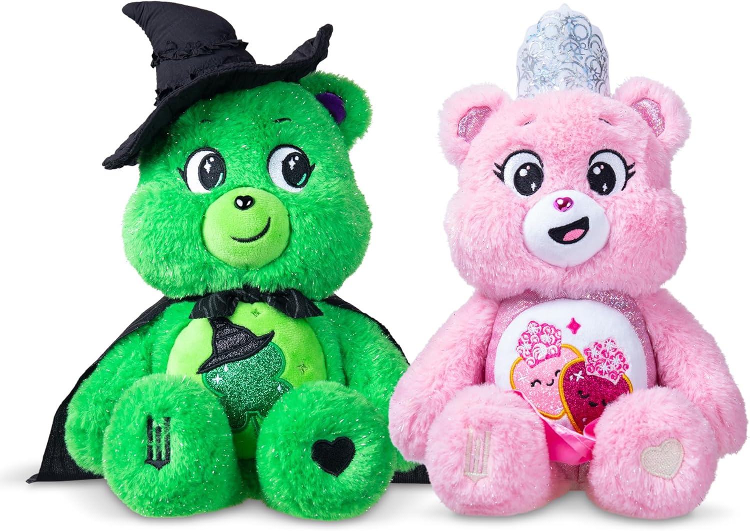 Care Bears - Care Bears x Wicked 2-Pack - Love-a-Lot Bear as Glinda & Good Luck Bear as Elphaba - Image 2
