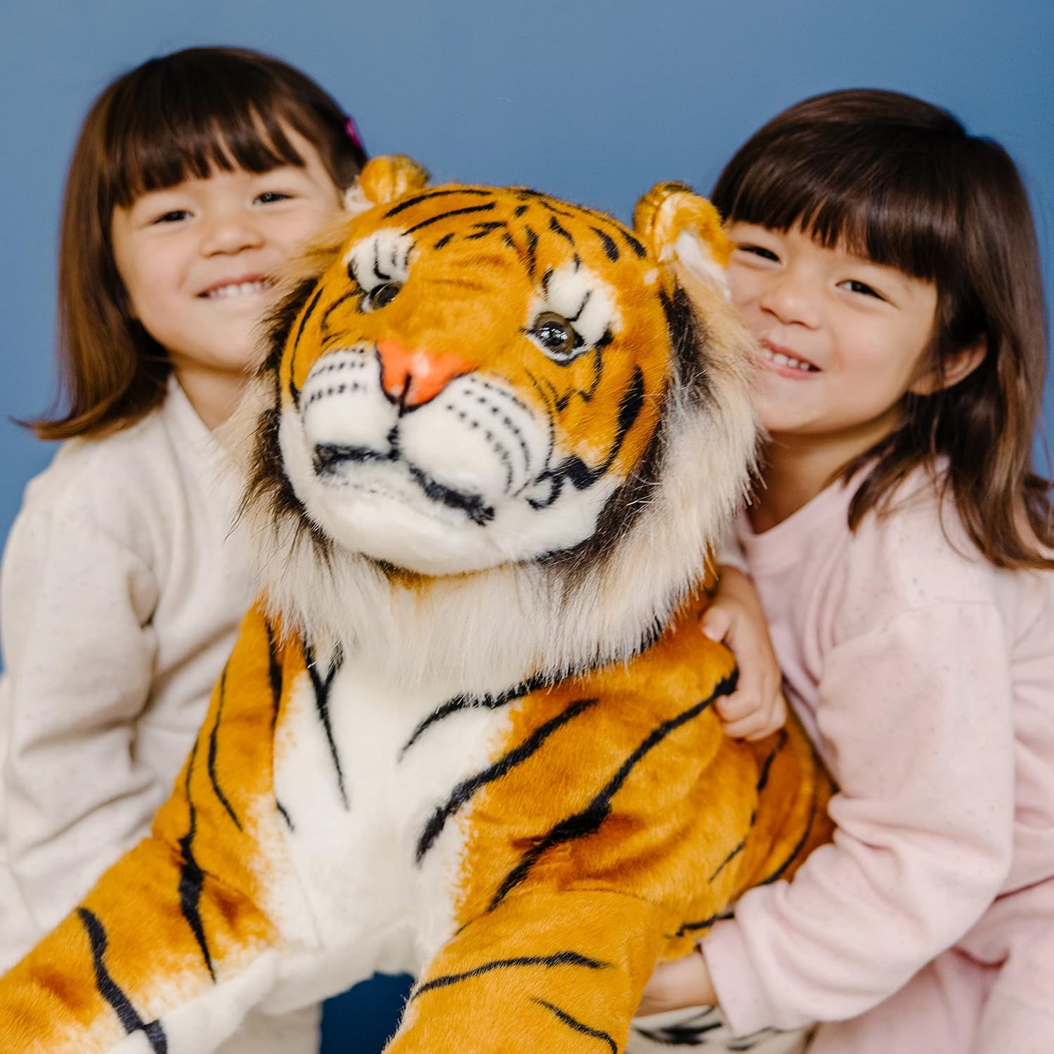Melissa & Doug Giant Tiger - Lifelike Stuffed Animal (Over 5 feet Long) - Image 2