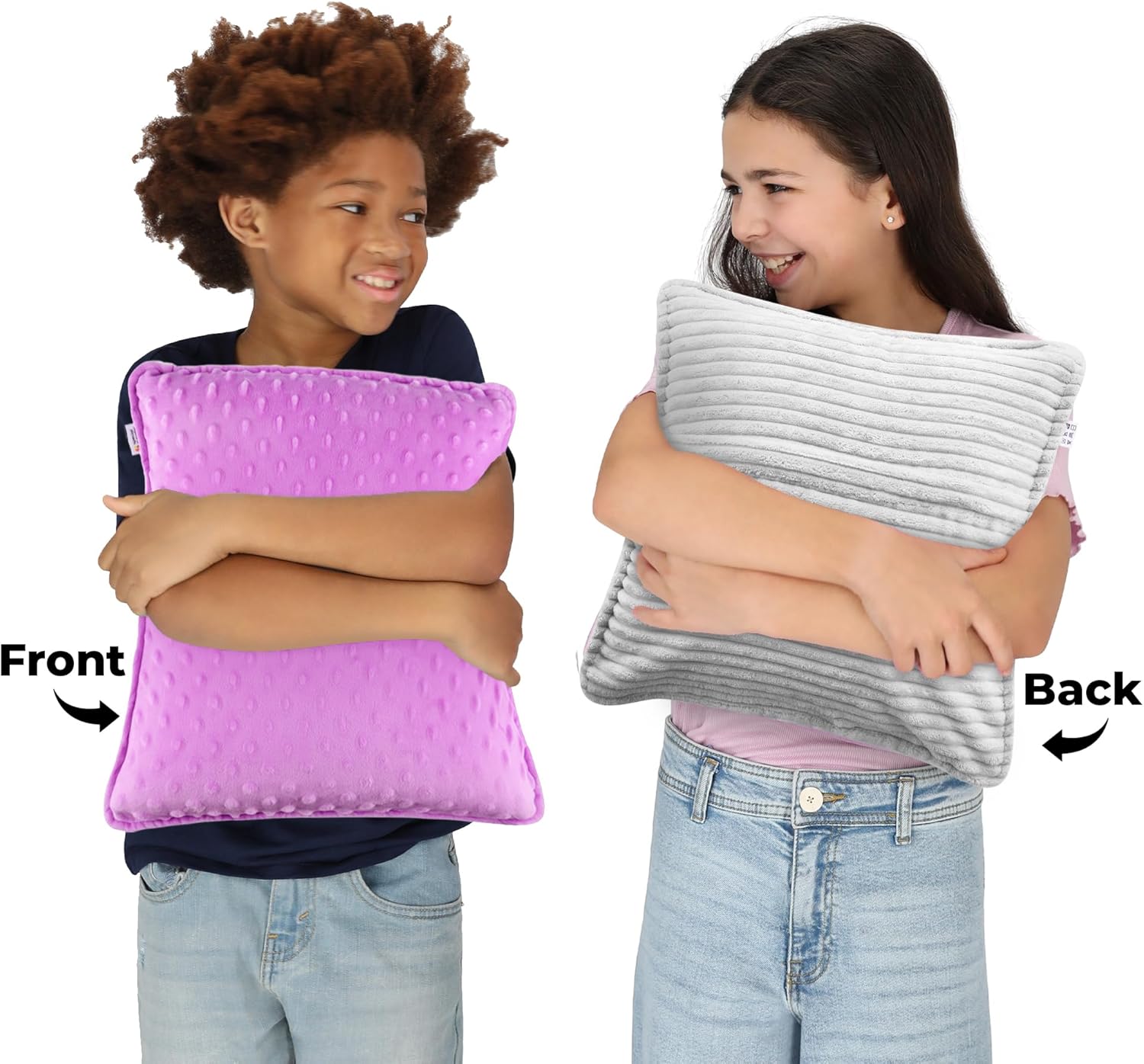 Special Supplies Vibrating Pillow Sensory Pressure Activated for Kids and Adults, 12” Plush Minky Soft Cover, Textured Therapy Stimulation Bumps-Vibrations, Music & Voice Recording (Purple) - Image 6