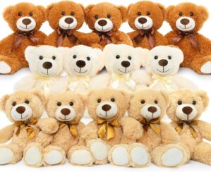 MorisMos 14 Piece Teddy Bears Bulk ...