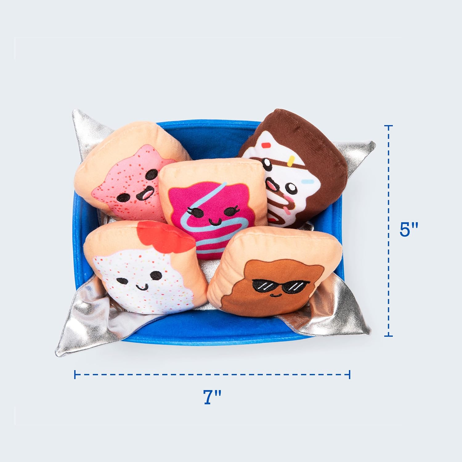 Pop-Tarts™ Emotional Support by Relatable, Snack-Inspired Pals, Full of Bite-Sized Plushies and Cute Stuff, Unexpected Funny Gifts for Loved Ones, Includes 5 Plush Pals with Plush Box - Image 6