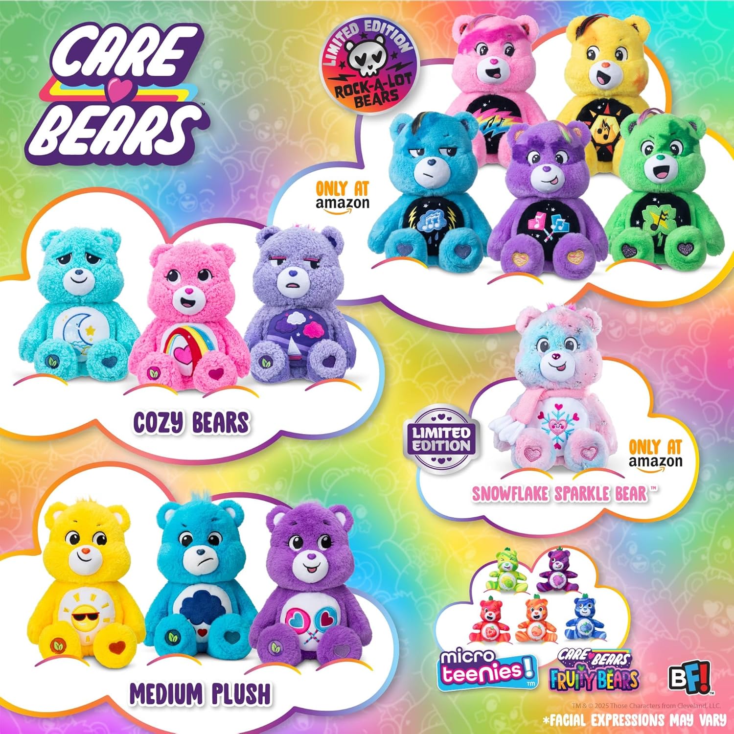 Care Bears - Collector Edition 14" Snowflake Sparkle Bear - Medium Size Plush - Soft, Huggable Plushie, Stuffed Animal for Girls and Boys, Ages 4+ - Amazon Exclusive - Image 9