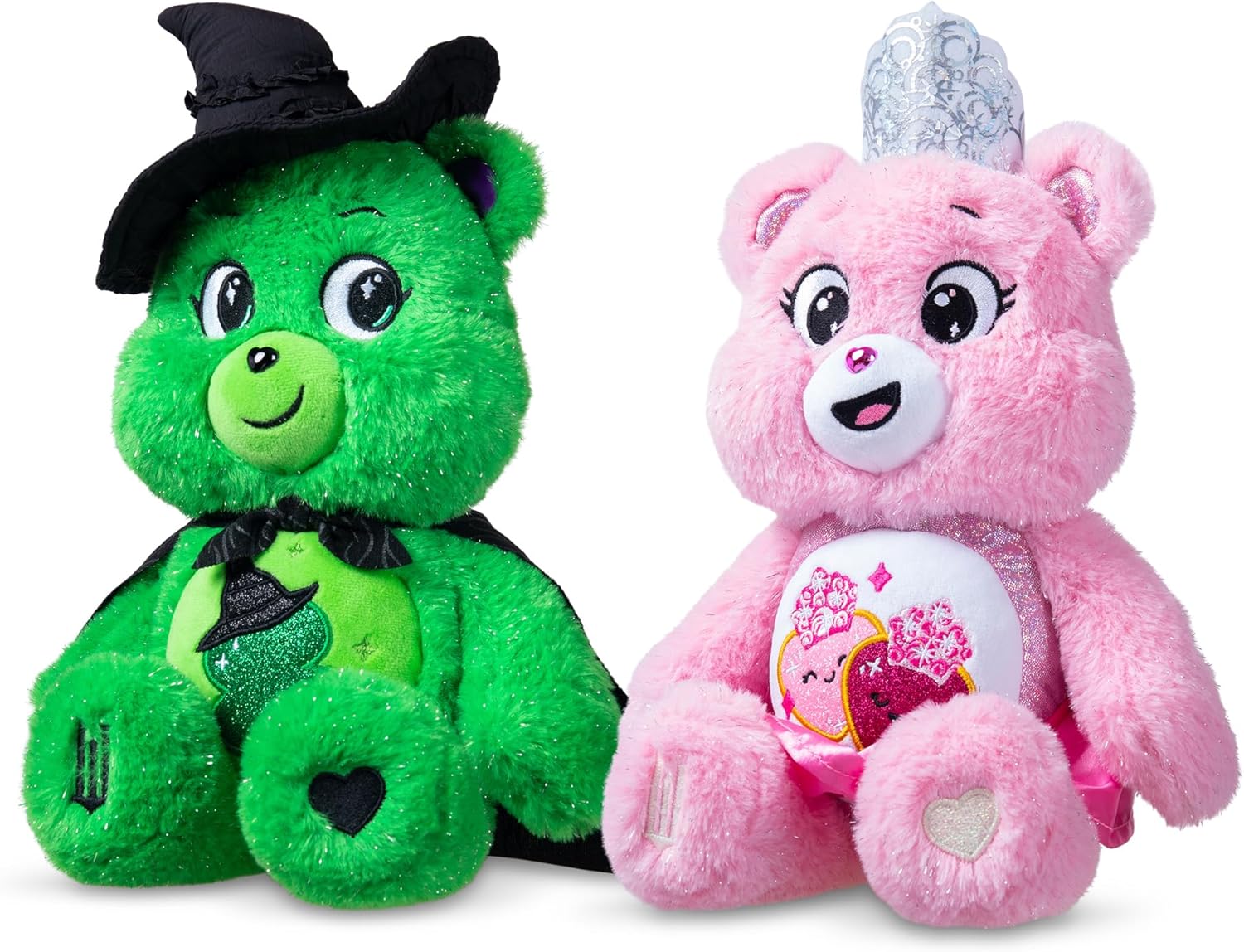 Care Bears - Care Bears x Wicked 2-Pack - Love-a-Lot Bear as Glinda & Good Luck Bear as Elphaba - Image 3