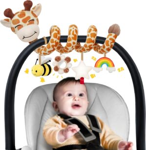 Stuffed Spiral Car Seat Baby Toys 6...