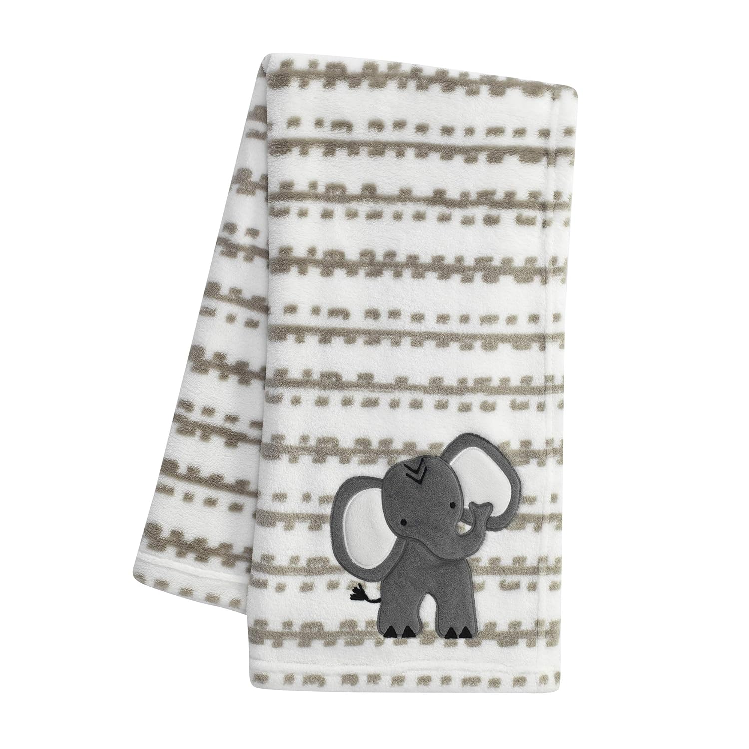 Lambs & Ivy Blanket & Plush Luxury Newborn Baby Gift Set - Gray Elephant - Image 7