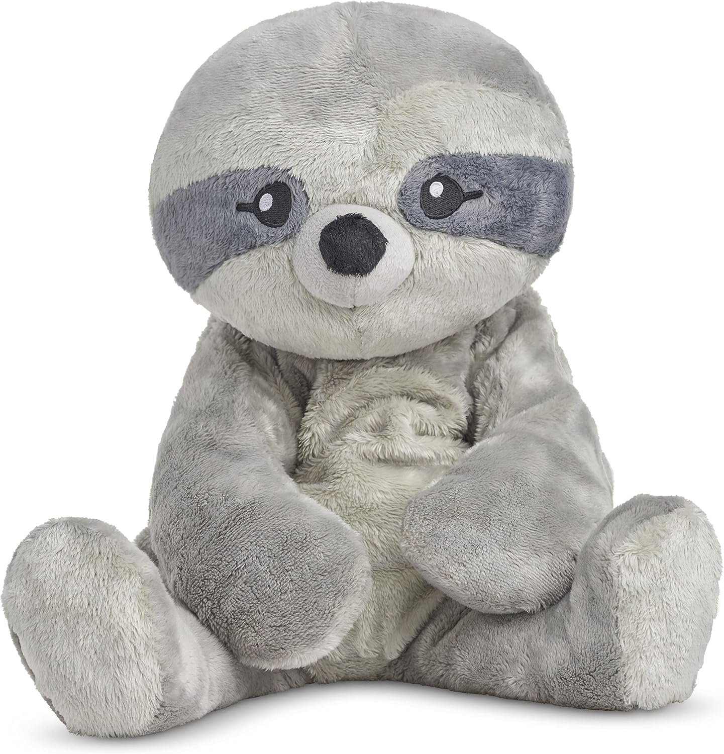 HUGIMALS Sam the Sloth 20 Inch 4.5 lb Heavy Cute Sensory Weighted Comfort Plush | Large Unscented Washable Self Care Calming Stuffed Animal for Kids, Teens and Adults
