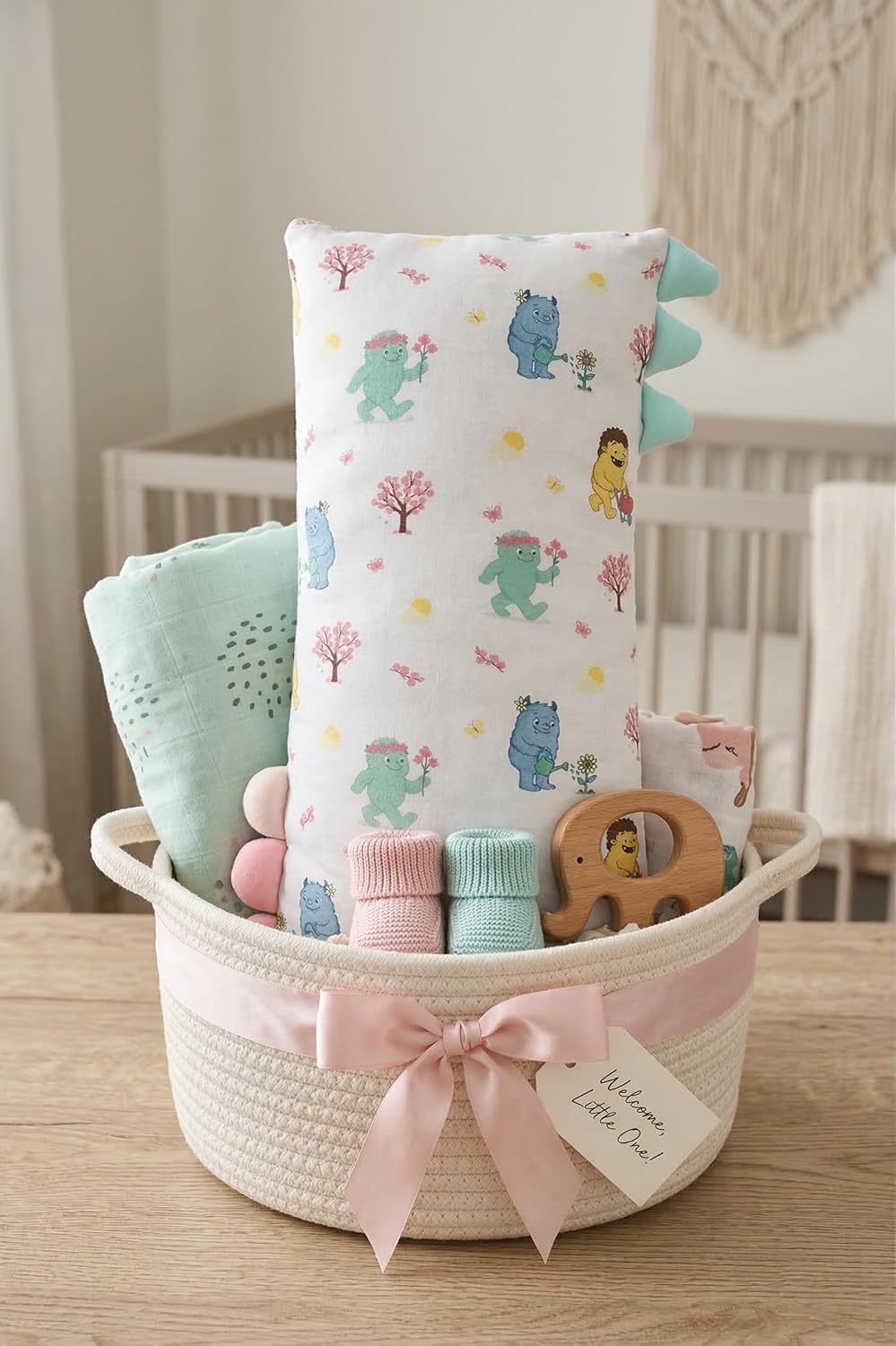 Theo's Lovey Pillows – Huggable Plush Lovey Pillow, Encourages Self-Soothing – Soft, Washable, Travel-Ready – Into the Blossoms (Spring Special) (Small) - Image 5