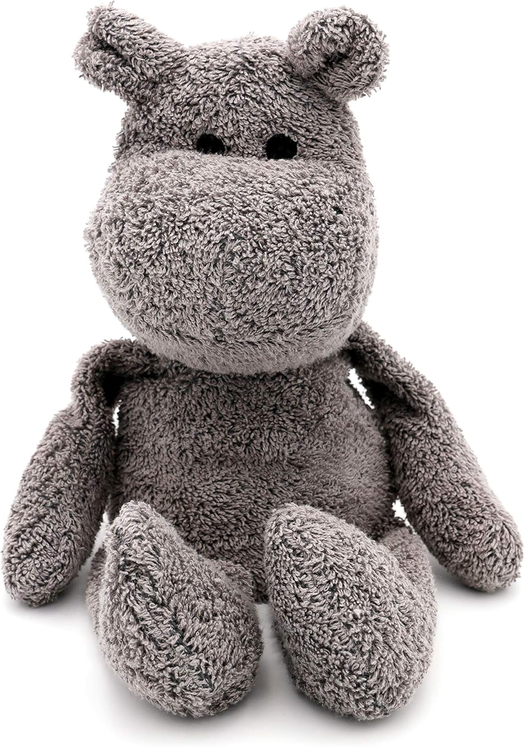 Thermal-Aid Zoo Mini — (Happy the Hippo) — Mold-Resistant, Washable Hot & Cold Pack for Kids — Heating and Cooling Pad with Natural Corn Filling — Reusable Plush Toy