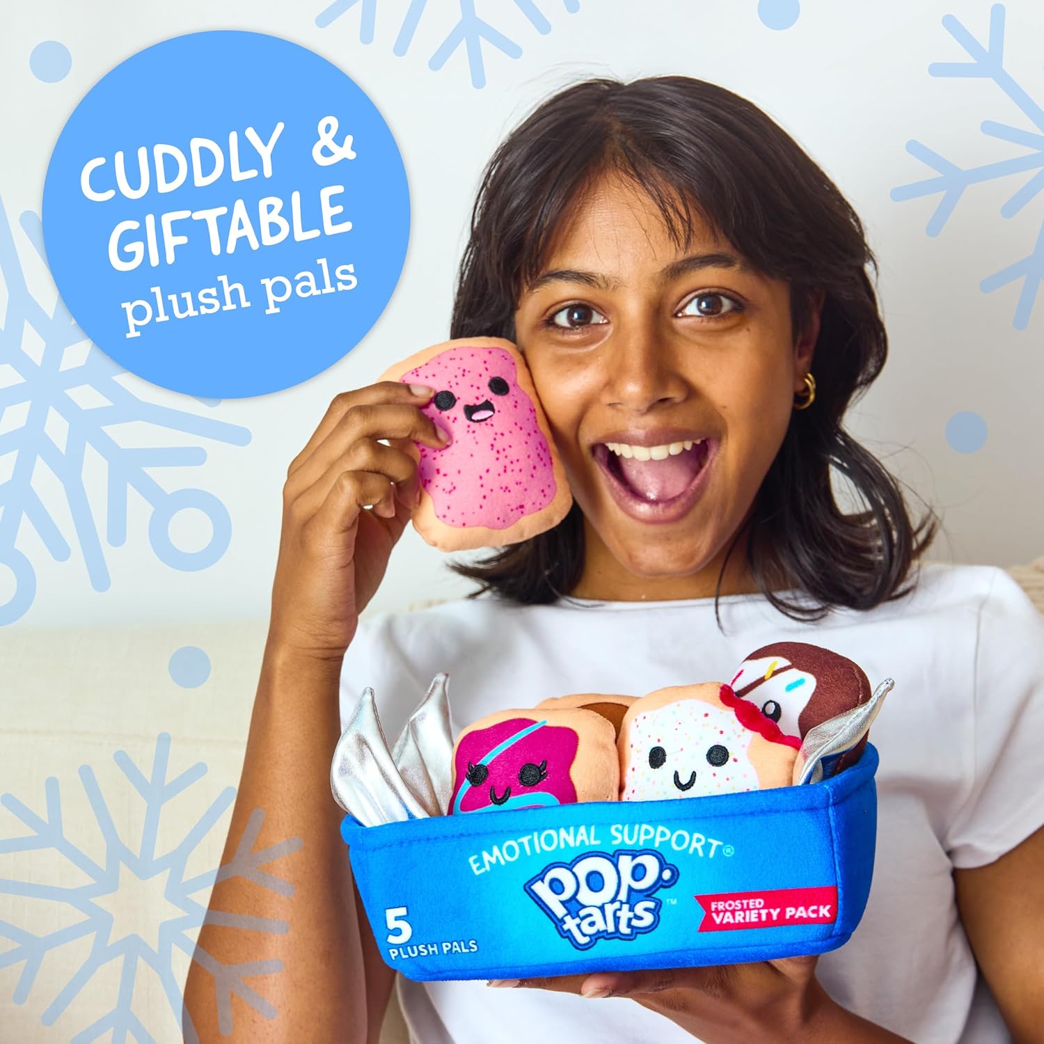 Pop-Tarts™ Emotional Support by Relatable, Snack-Inspired Pals, Full of Bite-Sized Plushies and Cute Stuff, Unexpected Funny Gifts for Loved Ones, Includes 5 Plush Pals with Plush Box - Image 4