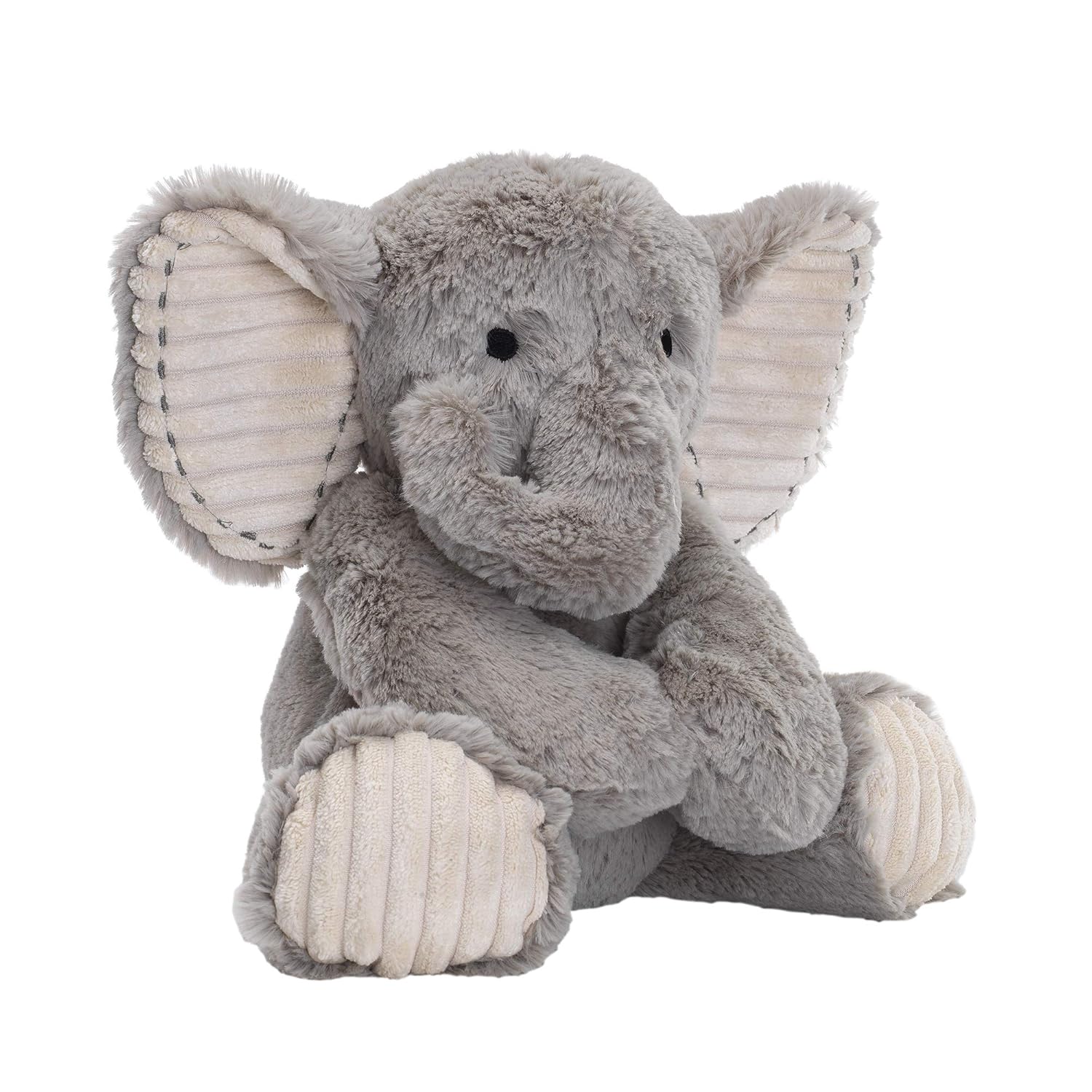 Lambs & Ivy Blanket & Plush Luxury Newborn Baby Gift Set - Gray Elephant - Image 6