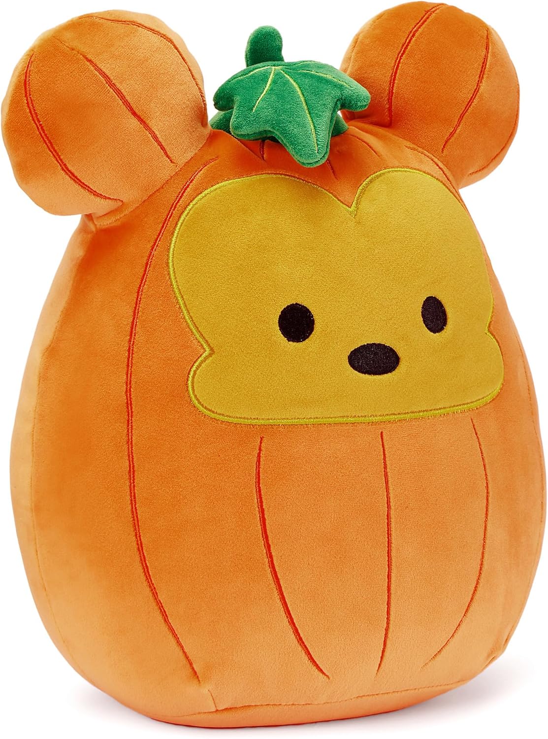 Disney Store Official Mickey Mouse Pumpkin Squishmallows Plush - 11 Inch Disney Halloween Stuffed Animal with Embroidered Features, Detailed Plush Sculpting and Soft Squishy Fill - Image 4