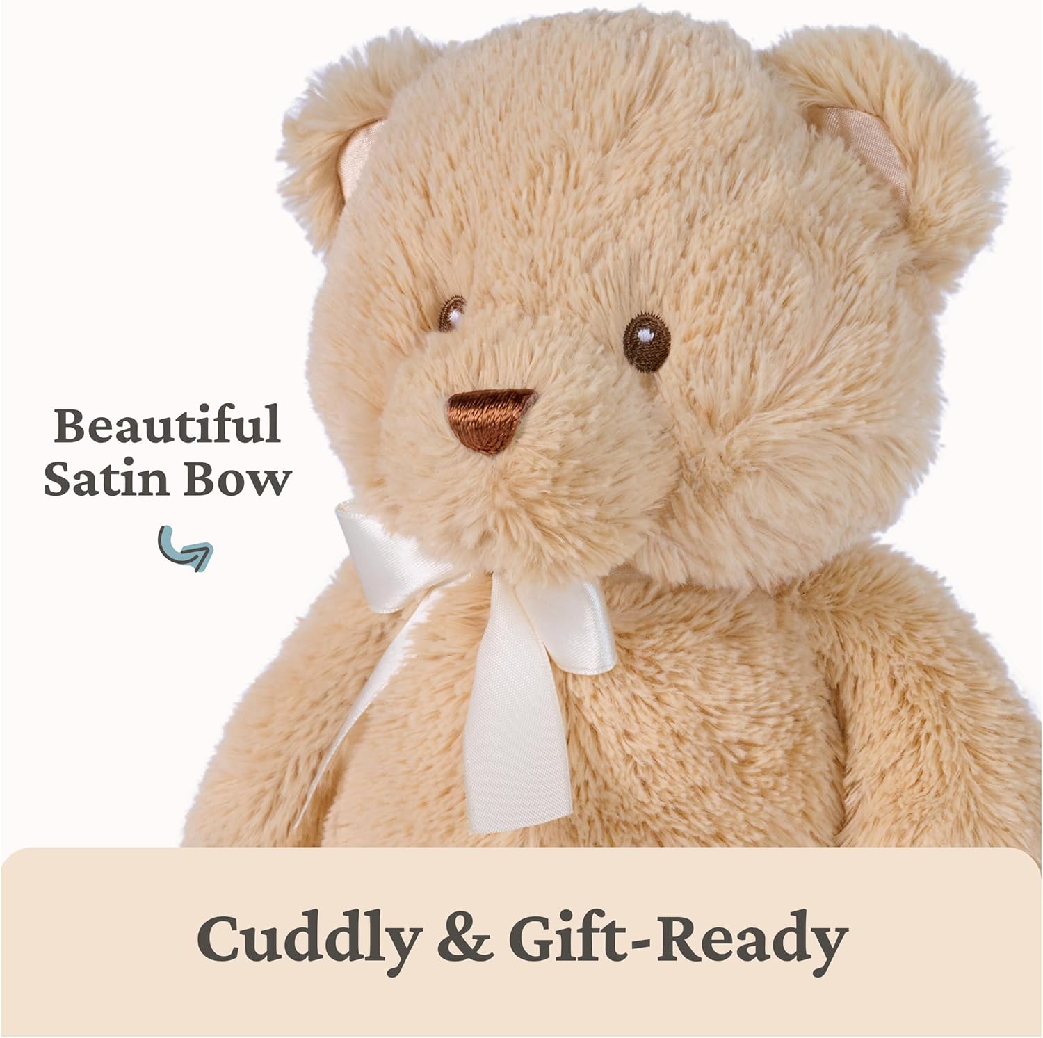 GUND Baby My First Teddy Bear, Ultra Soft Animal Plush Toy for Babies and Newborns, Light Brown/Tan, 10” - Image 6