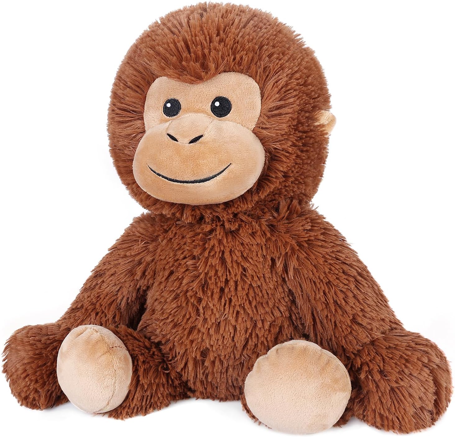 SuzziPals Heatable & Coolable Monkey Stuffed Animal, Microwavable Heating Pad Plushies for Soothing & Relaxation, Lavender Scented Stuffed Plush Toys, Monkey Gifts Boys Girls - Image 9