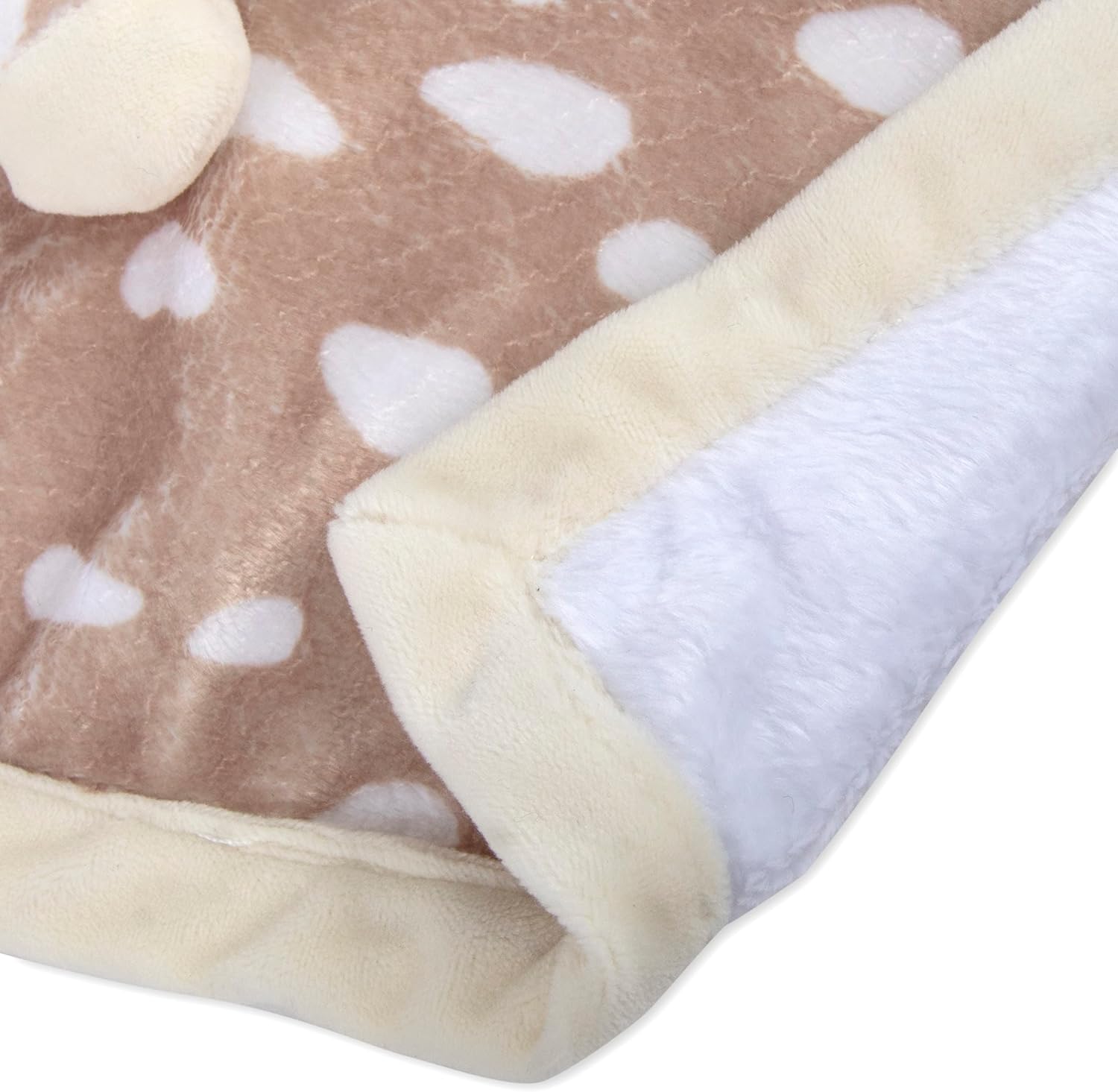Baby Essentials Minky Animal Lovey Snuggler Blanket with Plush Deer – Soft Security Blanket for Babies, Toddlers, Boys & Girls, Gender Neutral (Freckled Fawn) - Image 4