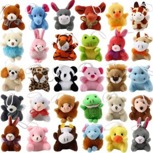 Mini Plush Animal Toy Set,Cute Anim...