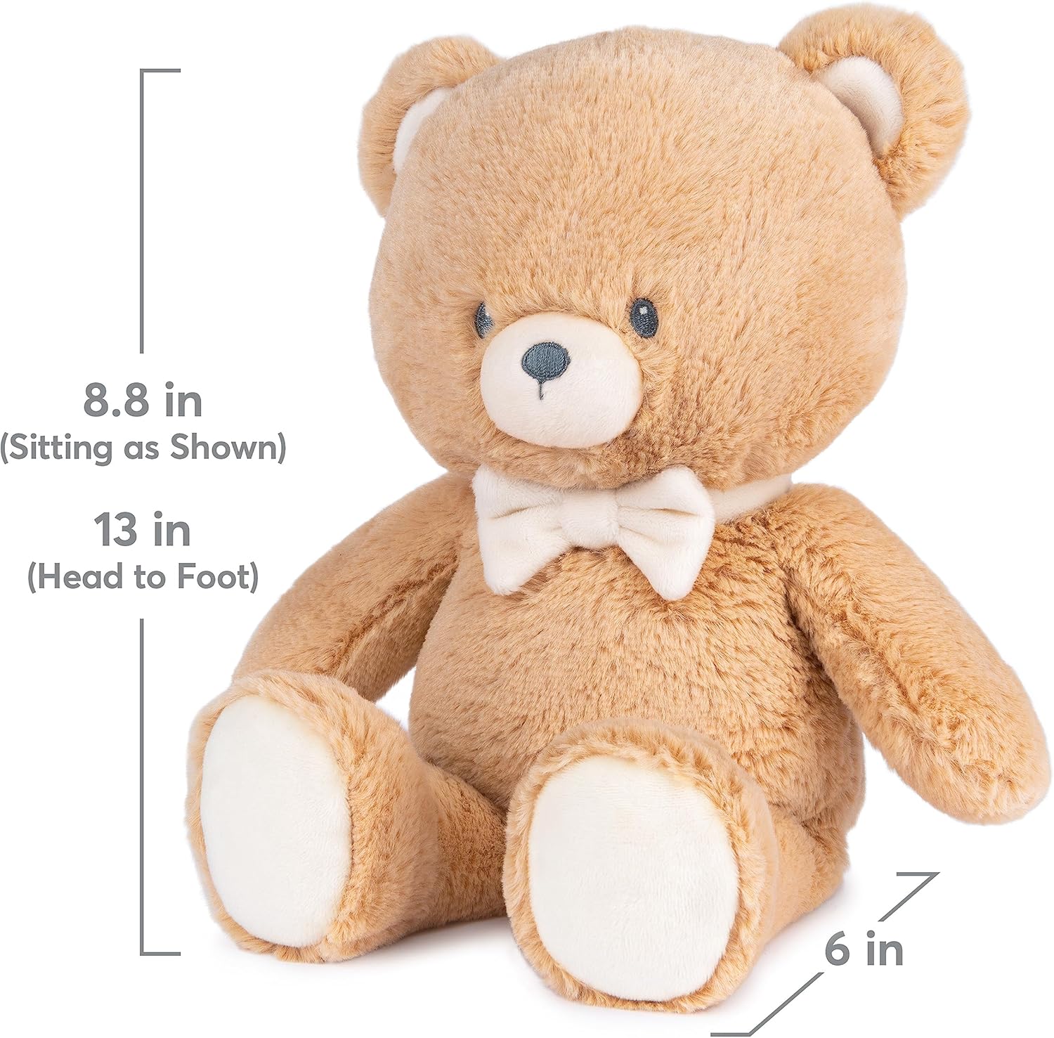 GUND Baby Sustainable Teddy Bear Plush, Stuffed Animal Made from Recycled Materials, Gift for Babies and Newborns, Brown, 13” - Image 5