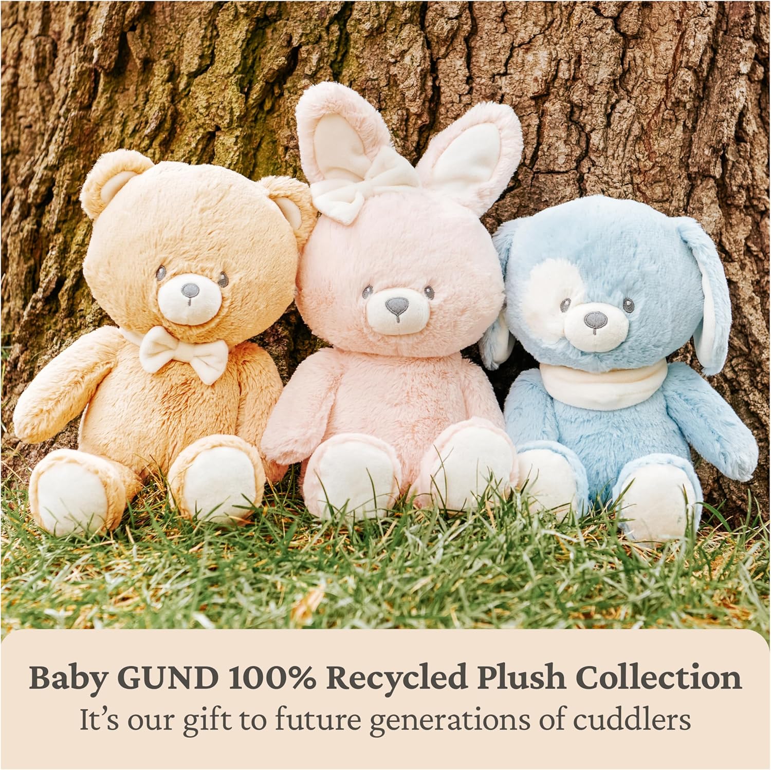 GUND Baby Sustainable Teddy Bear Plush, Stuffed Animal Made from Recycled Materials, Gift for Babies and Newborns, Brown, 13” - Image 7