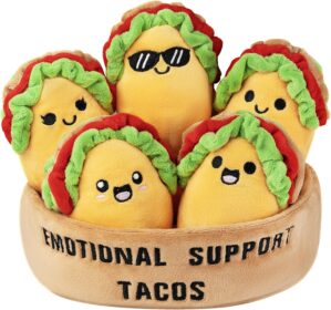 Emotional Support Taco Plush, Funny...